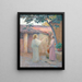 Der Christus und die Samariterin - Henri Martin — gerahmtes Bild an der Wand