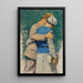 Paar beim Spaziergang Studie für Den Jardin du Luxembourg große Dekoration Rathaus des 5. Arrondissements Paris - Henri Martin — gerahmtes Bild an der Wand