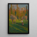 Faucheur auf dem Heimweg von der Arbeit Der Mäher - Henri Martin — gerahmtes Bild an der Wand