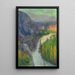 La Vallée du Lot près de Saint-Cirq-Lapopie - Henri Martin — gerahmtes Bild an der Wand