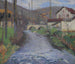 L'école et le pont sur le vert Labastide-du-Vert - Henri Martin — Ansicht des Kunstwerks