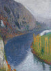 Le Lot am Fuße der Klippen von Saint-Cirq-Lapopie - Henri Martin — Ansicht des Kunstwerks
