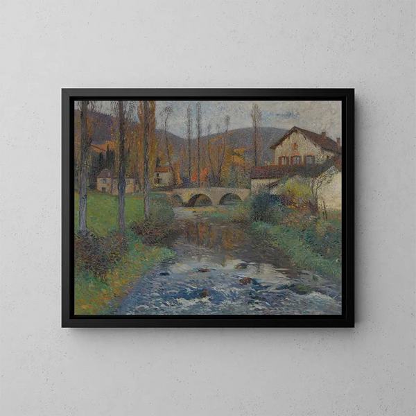 Le Pont de Labastide du Vert - Henri Martin — gerahmtes Bild an der Wand