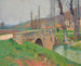 Der Brücke unter einem grauen Himmel - Henri Martin — Ansicht des Kunstwerks
