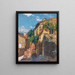 Häuser in Collioure - Henri Martin — gerahmtes Bild an der Wand