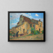 Landschaft der Landschaft - Henri Martin — gerahmtes Bild an der Wand