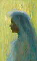 Profil im Schleier - Henri Martin — Ansicht des Kunstwerks