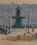 Eine der Brunnen auf dem Place de la Concorde, Paris - Henri Martin — Ansicht des Kunstwerks