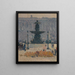 Eine der Brunnen auf dem Place de la Concorde, Paris - Henri Martin — gerahmtes Bild an der Wand