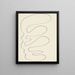 Arabesque-Gemälde - Henri Matisse — gerahmtes Bild an der Wand