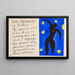 Icare - Henri Matisse — gerahmtes Bild an der Wand