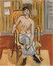 Nackte sitzend in einem bronzierten Raum - Henri Matisse — Ansicht des Kunstwerks