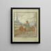 Die Stadt - Henri Nozais — gerahmtes Bild an der Wand