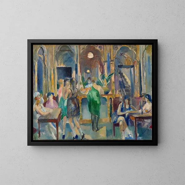 Das Kristallpalast oder das Bordell von Antwerpen - Henri Ottmann — gerahmtes Bild an der Wand