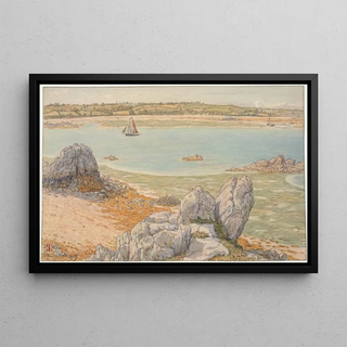 Henri Rivire - Embouchure du Trieux Mare basse Loguivy.webp