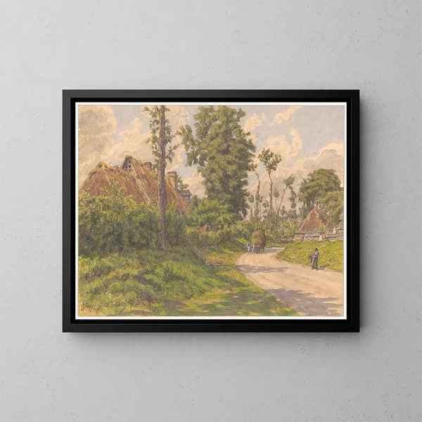Fresnay le Long - Henri Rivière — gerahmtes Bild an der Wand
