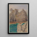 Les tas de pois Camaret - Henri Rivière — gerahmtes Bild an der Wand
