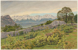 Henri Rivire - Matin gris sur les Alpes Barberaz.webp