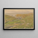 Pointe du Raz, Tal bei der Pointe du Raz - Henri Rivière — gerahmtes Bild an der Wand