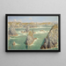Port Puce, Belle-Île - Henri Rivière — gerahmtes Bild an der Wand