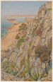 Roc Neveu La falaise de l'oiseau Loguivy - Henri Rivière — Ansicht des Kunstwerks