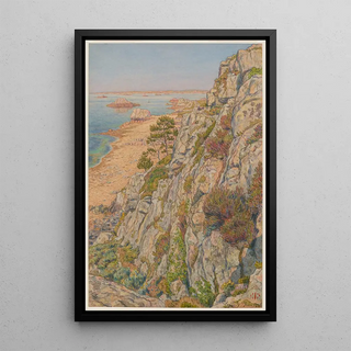 Henri Rivire - Roc Neveu La falaise de loiseau Loguivy.webp