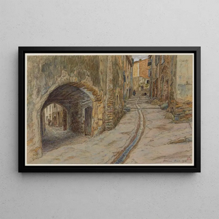 Henri Rivire - Rue Rompicou Bormes.webp
