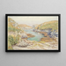 Sterne und Wellen in Belle-Île-en-Mer - Henri Rivière — gerahmtes Bild an der Wand