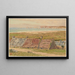 Dorf und Anse de Dinan - Henri Rivière — gerahmtes Bild an der Wand