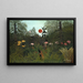 Dschungel bei Sonnenuntergang - Henri Rousseau — gerahmtes Bild an der Wand
