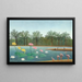 Die Flamingos - Henri Rousseau — gerahmtes Bild an der Wand