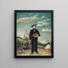Ich selbst, Porträt im Querformat - Henri Rousseau — gerahmtes Bild an der Wand