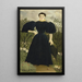 Portrait de Madame M - Henri Rousseau — gerahmtes Bild an der Wand