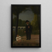Spaziergänger und Kind - Henri Rousseau — gerahmtes Bild an der Wand