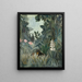 Die äquatoriale Dschungel - Henri Rousseau — gerahmtes Bild an der Wand