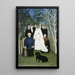 La noce - Henri Rousseau — gerahmtes Bild an der Wand