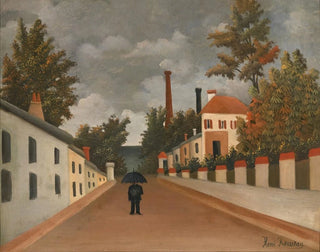 Vue des environs de Paris - Henri Rousseau — Ansicht des Kunstwerks