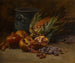 Stillleben mit Granatäpfeln und Ananas - Henri Saintin — Ansicht des Kunstwerks