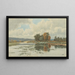 Holz des Pangbourne-Gemäldes, Hautes-Thames - Henri Tebbitt — gerahmtes Bild an der Wand