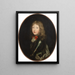 Portrait des jungen Louis XIV - Henri Testelin — gerahmtes Bild an der Wand