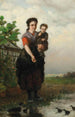 Nourrir les canards - Henri van Seben — Ansicht des Kunstwerks