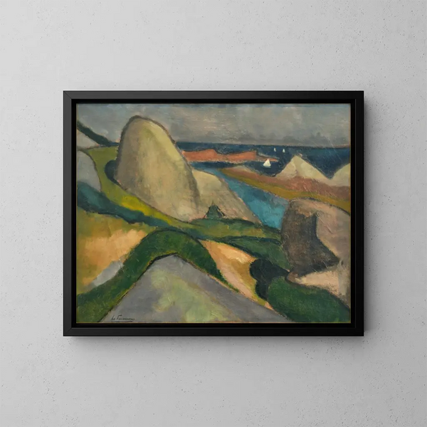 Ploumanac'h - Henri Victor Gabriel Le Fauconnier — gerahmtes Bild an der Wand