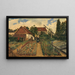 Garten eines Blumenhändlers - Henri de Braekeleer — gerahmtes Bild an der Wand