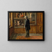 L'amateur d'art - Henri de Braekeleer — gerahmtes Bild an der Wand
