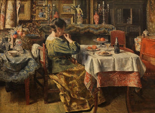 Das Mahl - Henri de Braekeleer — Ansicht des Kunstwerks