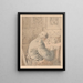 Der Raucher - Henri de Braekeleer — gerahmtes Bild an der Wand