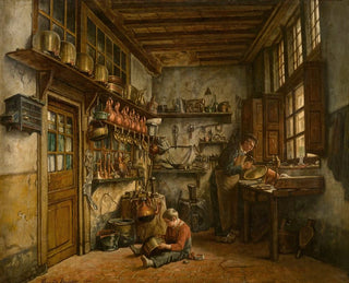 Der Heimwerker - Henri de Braekeleer — Ansicht des Kunstwerks