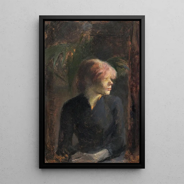 Carmen Gaudin - Henri de Toulouse-Lautrec — gerahmtes Bild an der Wand