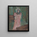 Mai Belfort - Henri de Toulouse-Lautrec — gerahmtes Bild an der Wand