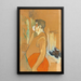 Monsieur Caudieux Kaffeehaus-Schauspieler - Henri de Toulouse-Lautrec — gerahmtes Bild an der Wand